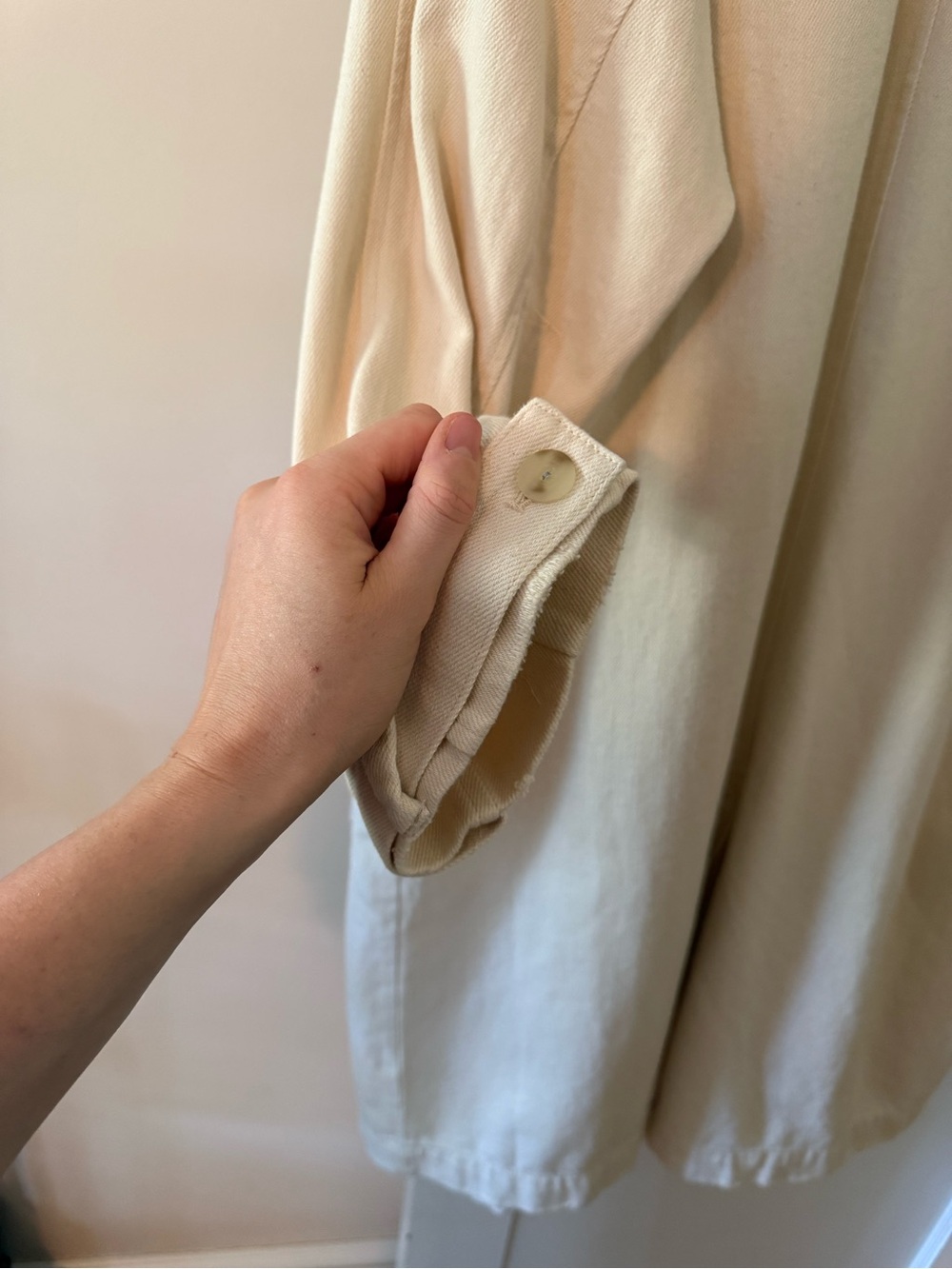 Anthropologie 100% cotton Pilcro Longline Women's Duster Coat - Picture 10 of 10